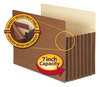 A Picture of product SMD-74395 Smead™ Redrope TUFF® Pocket Drop-Front File Pockets with Fully Lined Gussets 7" Expansion, Legal Size, 5/Box