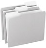 A Picture of product PFX-15213GRA Pendaflex® Colored File Folders 1/3-Cut Tabs: Assorted, Letter Size, Gray/Light Gray, 100/Box