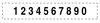 A Picture of product USS-T55510 U. S. Stamp & Sign® Self-Inking Professional Numberer,  Self-Inking, Type Size 2, 10 Digits, Black