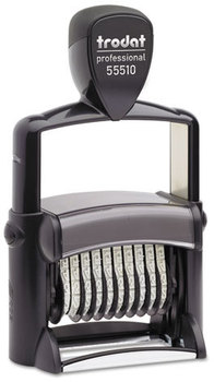 U. S. Stamp & Sign® Self-Inking Professional Numberer,  Self-Inking, Type Size 2, 10 Digits, Black