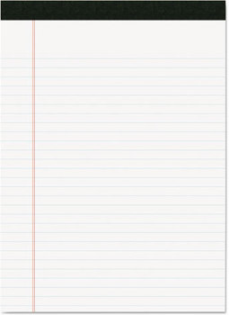Roaring Spring® USDA Certified Bio-Preferred Legal Pad, Ruled, Ltr, 40 Sheets, White, 12/Pack