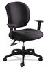 A Picture of product SAF-3391BL Safco® Alday™ Intensive-Use Chair Supports Up to 500 lb, 17.5" 20" Seat Height, Black
