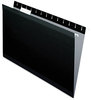 A Picture of product PFX-415315BLA Pendaflex® Colored Reinforced Hanging Folders Legal Size, 1/5-Cut Tabs, Black, 25/Box