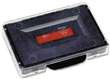 Identity Group Replacement Ink Pad for Trodat® Self-Inking Custom Dater,  1 3/8 x 2 3/8, Blue/Red