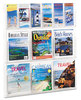 A Picture of product SAF-5601CL Safco® Reveal™ Clear Literature Displays 24 Compartments, 30w x 2d 41h,