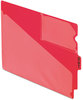 A Picture of product PFX-13541 Pendaflex® Colored Poly Out Guides with Center Tab 1/3-Cut End 8.5 x 11, Red, 50/Box