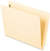 A Picture of product PFX-13140 Pendaflex® Manila Laminated End Tab Fastener Folders 11-pt 0.75" Expansion, 1 Letter Size, Exterior, 50/Box