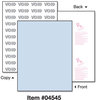 A Picture of product PRB-04545 DocuGard® Medical Security Papers,  24lbs, 8-1/2 x 11,Blue, 500/Ream