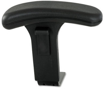 Safco® Optional Height-Adjustable T-Pad Arms for Uber™ Big & Tall Chairs and High-Back Mid-Back Black, 2/Set