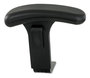 A Picture of product SAF-3496BL Safco® Optional Height-Adjustable T-Pad Arms for Uber™ Big & Tall Chairs and High-Back Mid-Back Black, 2/Set