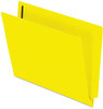 A Picture of product PFX-H10U13Y Pendaflex® Colored Reinforced End Tab Fasteners Folders,  Two Fasteners, Letter, Yellow, 50/Box