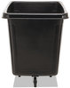 A Picture of product RCP-FG461600BLA Rubbermaid® Commercial Cube Truck,  500 lbs Cap, Black