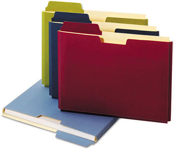 Globe-Weis® File Folder Pocket™, Letter, 11 Point Stock, Assorted, 10/Pack