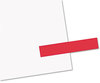 A Picture of product RTG-20022 Redi-Tag® Removable/Reusable Small Rectangular Page Flags,  Red, 300/Pack