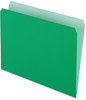A Picture of product PFX-152BGR Pendaflex® Colored File Folders Straight Tabs, Letter Size, Green/Light Green, 100/Box