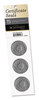 A Picture of product SOU-99293 Southworth Certificate Seals,  "Achievement", 1 3/4" dia., Silver, 15/Pack