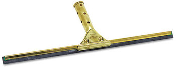 Unger® GoldenClip® Brass Window Squeegee. 18 in.