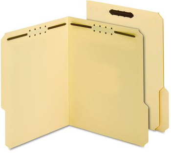 Globe-Weis® Treated Fastener Folder,  3/4 Exp., 2 Fasteners, Letter, 50/BX
