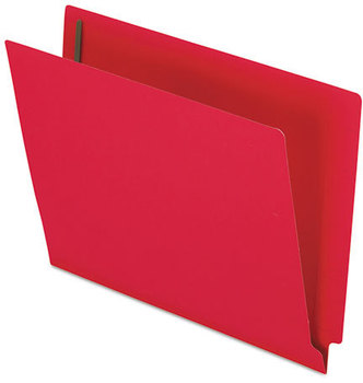 Pendaflex® Colored Reinforced End Tab Fasteners Folders,  Two Fasteners, Letter, Red, 50/Box