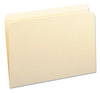 A Picture of product SMD-19510 Smead™ Top Tab Fastener Folders Straight Tabs, 0.75" Expansion, 1 Legal Size, Manila Exterior, 50/Box