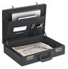 A Picture of product USL-K854 Solo Classic Attaché,  12 1/2" x 4" x 17 1/2", Black