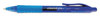 A Picture of product UNV-39912 Universal™ Comfort Grip® Clear Barrel Retractable Gel Ink Roller Ball Pen Medium 0.7 mm, Black Clear/Black Dozen