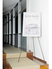 A Picture of product UNV-43029 Universal® Instant Setup Foldaway Easel Adjusts 15" to 61" High, Steel, Black