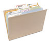 A Picture of product SMD-11961 Smead™ SuperTab® Colored File Folders 1/3-Cut Tabs: Assorted, Letter Size, 0.75" Expansion, 11-pt Stock, Color Assortment 2, 100/Box