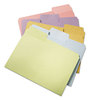 A Picture of product SMD-11961 Smead™ SuperTab® Colored File Folders 1/3-Cut Tabs: Assorted, Letter Size, 0.75" Expansion, 11-pt Stock, Color Assortment 2, 100/Box