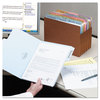 A Picture of product SMD-11961 Smead™ SuperTab® Colored File Folders 1/3-Cut Tabs: Assorted, Letter Size, 0.75" Expansion, 11-pt Stock, Color Assortment 2, 100/Box