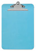 A Picture of product UNV-40306 Universal® Plastic Clipboard with High Capacity Clip 1.25" Holds 8.5 x 11 Sheets, Translucent Black