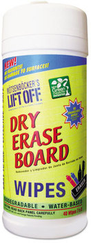Motsenbocker's Lift-Off® Dry Erase Board Cleaner Wipes,  7 x 12, 30/Canister