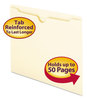 A Picture of product SMD-75500 Smead™ Manila File Jackets 2-Ply Straight Tab, Letter Size, 100/Box
