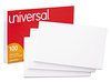 A Picture of product UNV-47250 Universal® Recycled Index Strong 2 Pt. Stock Cards Ruled 5 x 8, White, 100/Pack