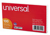 A Picture of product UNV-47250 Universal® Recycled Index Strong 2 Pt. Stock Cards Ruled 5 x 8, White, 100/Pack