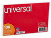 A Picture of product UNV-47250 Universal® Recycled Index Strong 2 Pt. Stock Cards Ruled 5 x 8, White, 100/Pack