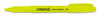 A Picture of product UNV-08851 Universal™ Pocket Highlighters Fluorescent Yellow Ink, Chisel Tip, Barrel, Dozen