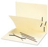 A Picture of product SMD-35051 Smead™ Twin Prong Fasteners One-Piece 2-Prong for Pre-Slit Folder Dividers, 0.63" and 1" Capacity, 2.75" Center to Brown, 100/Box