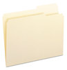 A Picture of product SMD-10385 Smead™ Manila Guide Height Systems File Folders 2/5-Cut Tabs: Right of Center, Letter Size, 0.75" Expansion, 100/Box