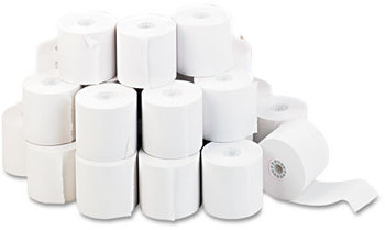 Universal® Impact and Inkjet Printing Bond Paper Rolls Print 0.5" Core, 2.25" x 130 ft, White, 100/Carton