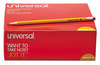A Picture of product UNV-55144 Universal™ #2 Woodcase Pencil Value Pack, HB (#2), Black Lead, Yellow Barrel, 144/Box