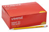A Picture of product UNV-55144 Universal™ #2 Woodcase Pencil Value Pack, HB (#2), Black Lead, Yellow Barrel, 144/Box