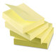 A Picture of product UNV-28062 Universal® Recycled Self-Stick Note Pads 1.5" x 2", Yellow, 100 Sheets/Pad, 12 Pads/Pack