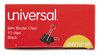 A Picture of product UNV-10199 Universal® Binder Clips Mini, Black/Silver, 12/Box