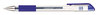 A Picture of product UNV-39512 Universal™ Comfort Grip® Gel Stick Roller Ball Pen Medium 0.7 mm, Red Ink, Clear/Red Barrel, Dozen