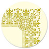 A Picture of product SOU-CTP2V Southworth® Premium Certificates,  Ivory, Spiro Gold Foil Border, 66 lb,  8.5 x 11, 15/Pack