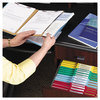 A Picture of product SMD-14083 Smead™ Six-Section Pressboard Top Tab Pocket-Style Classification Folders with SafeSHIELD® Coated Fasteners 6-Section Pocket 6 2 Dividers, Letter Size, Green, 10/Box