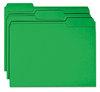 A Picture of product SMD-12143 Smead™ Colored File Folders 1/3-Cut Tabs: Assorted, Letter Size, 0.75" Expansion, Green, 100/Box