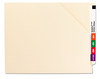 A Picture of product SMD-75740 Smead™ End Tab Jackets with Reinforced Tabs Straight Letter Size, 14-pt Manila, 50/Box