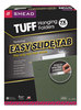 A Picture of product SMD-64036 Smead™ TUFF® Hanging Folders with Easy Slide™ Tab Letter Size, 1/3-Cut Tabs, Standard Green, 20/Box